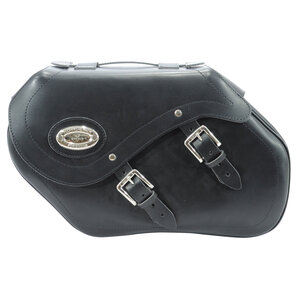 Longride Satteltaschen Echtleder mit Klickfix, 34 Liter von Longride