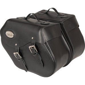Longride Satteltaschen Echtleder mit Klickfix, 21 Liter von Longride