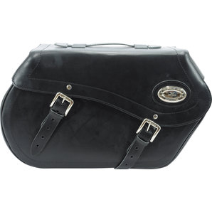 Longride Satteltaschen Echtleder mit Klickfix, 53 Liter von Longride