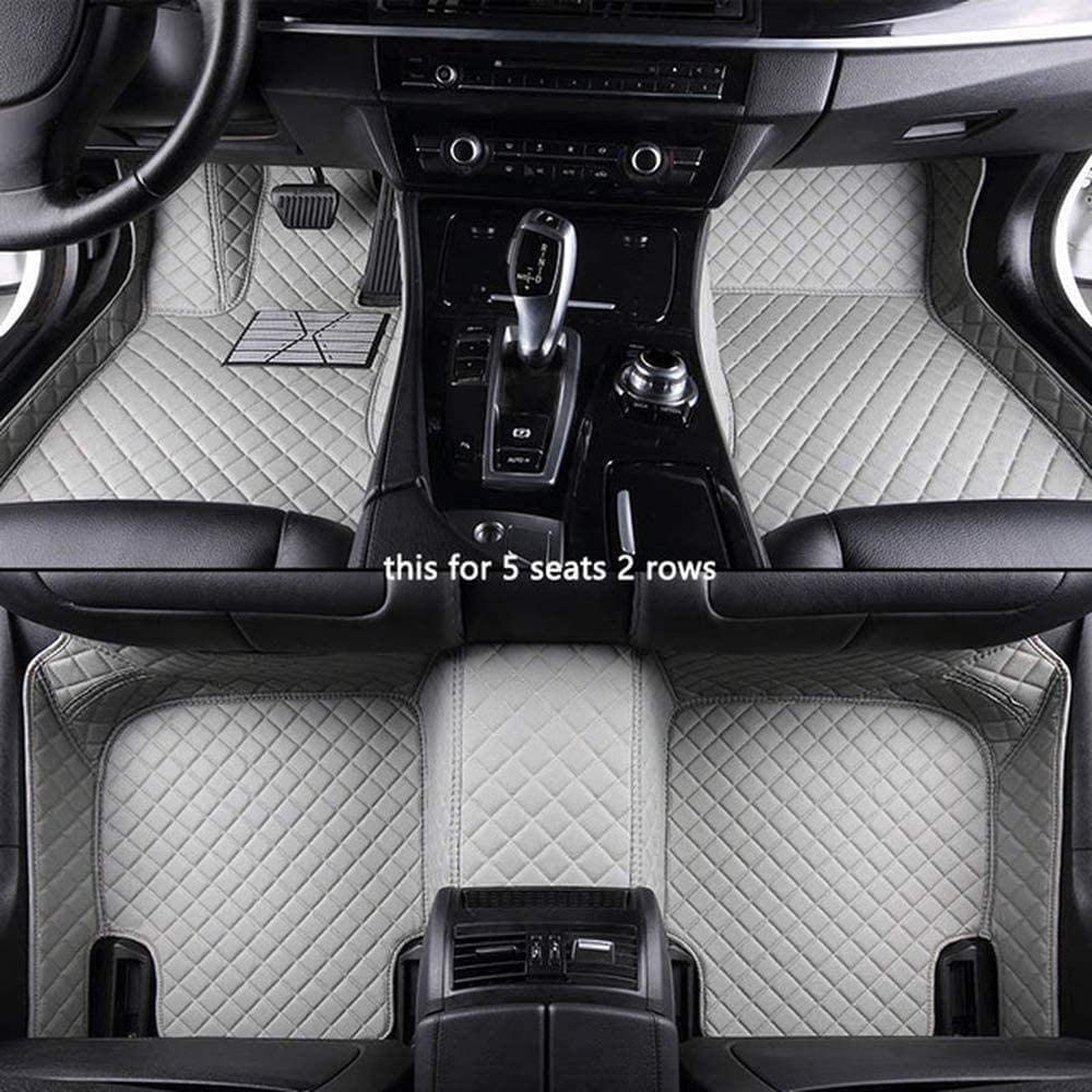 Auto FußMatten Set FüR Mercedes Benz S-Klasse W220 W221, Pu Leder Bodenmatten Wasserdicht Anti Rutsch Teppich Komplettset Innenschutz ZubehöR Auto FußMatten Set FüR Mercedes Benz S-Klasse W220 W221, Pu Leder Bodenmatten Wasserdicht Anti Rutsch Teppich Komplettset Innenschutz ZubehöR von Longwc