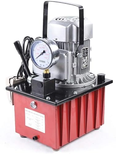 Elektrische Hydraulikpumpe, 750W Elektrohydraulikpumpe Mit Manuelle Ventil Hydraulikpumpe, Zapfwellenpumpe für Traktor 7L Ölkapazität Elektrische Hydraulikpumpe, 750W Elektrohydraulikpumpe Mit Manuelle Ventil Hydraulikpumpe, Zapfwellenpumpe für Traktor 7L Ölkapazität von Loohacp