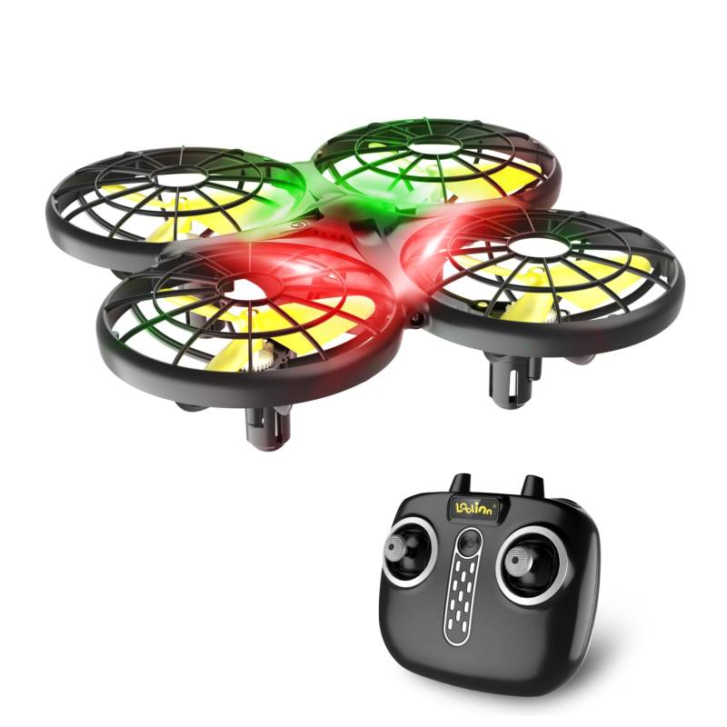 Loolinn | Drohne für Kinder Geschenk - Mini Drohne, RC Quadrocopter mit Antikollisionstechnologie/Sicher für Kinder/Leicht zu fliegen / 360° Flips / 20 Minuten Flugzeit / C0 (Geschenk für Kinder) von Loolinn