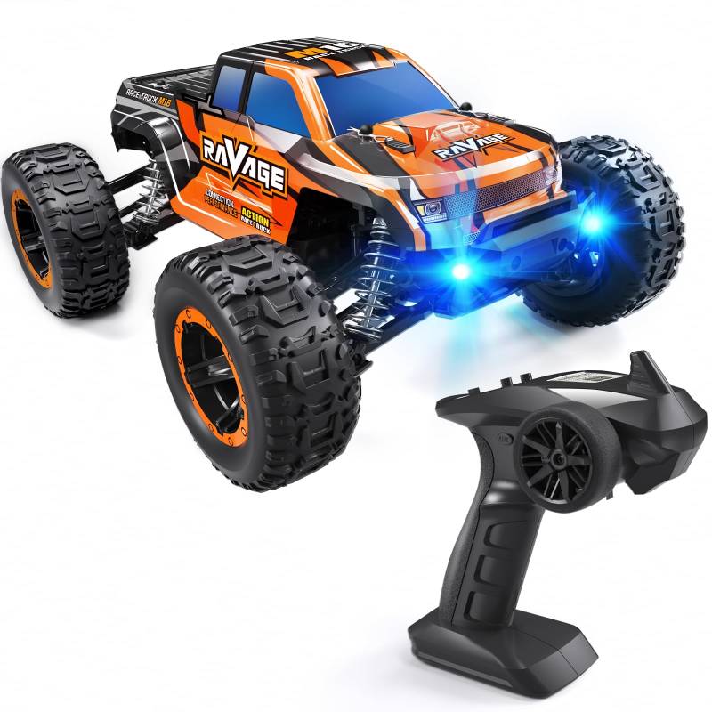 Loolinn | Ferngesteuertes Auto als Geschenk für Kinder und Erwachsene - Hobby Klasse, Sehr langlebig, Maßstab 1:16, 4WD, Höchstgeschwindigkeit 30km/h, Einstellbare Geschwindigkeit - Festtagsgeschenk von Loolinn