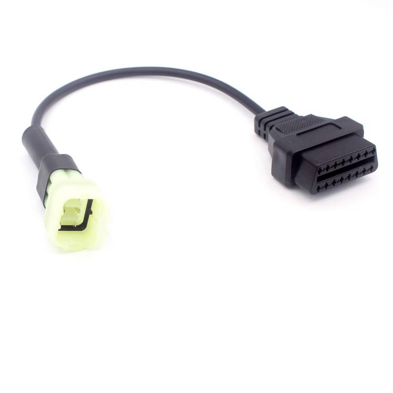 LoongGate 6 Pin auf Standard OBD2 16 Pin Verlängerung Adapter Stecker Kabel für Motorrad von LoongGate