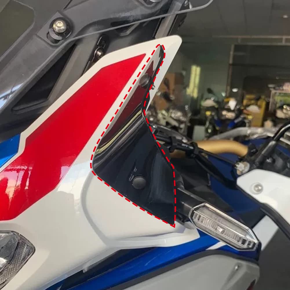 Lorababer Motorrad Front Windschild Windabweiser Scheibe Panel Abdeckung Windschutzscheibe Handschutz Airflow Verkleidungskit kompatibel mit H-onda CRF1100L CRF-1100-L CRF 1100 L ADV. 2020 2021 (klar) von Lorababer