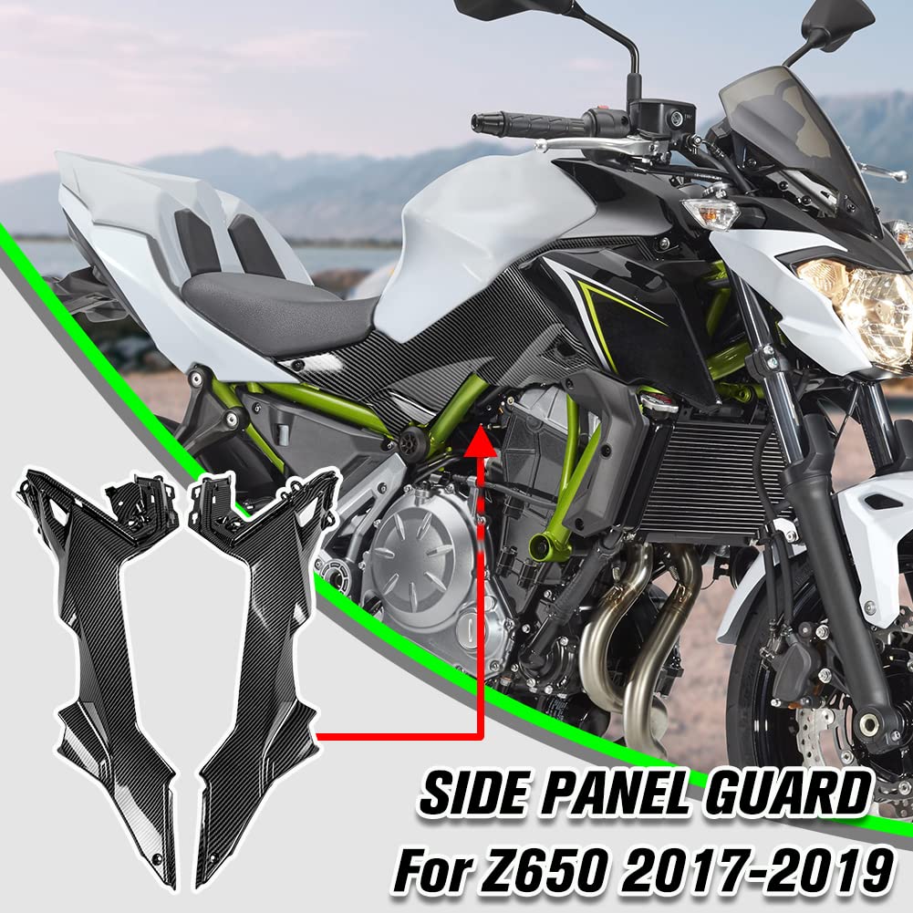 Lorababer Motorrad Karosserie Verkleidungsrahmen Panel Cover Protector Bodykit ABS Motorhaubenschutz Kompatibel mit K-awasaki Z650 Z 650 Z-650 2017 2018 2019 (G) von Lorababer