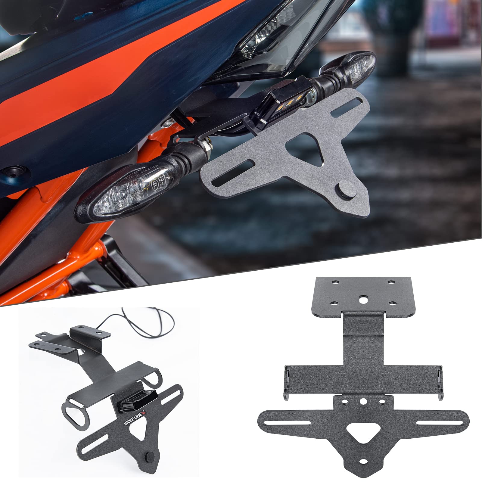Lorababer Motorrad Kennzeichenhalter hinten Kotflügel Eliminate Kit Tail Tidy Kompatibel mit RC390 RC 390 2022 2023 Rücklichthalter Hintere Halterung Lorababer Motorrad Kennzeichenhalter hinten Kotflügel Eliminate Kit Tail Tidy Kompatibel mit RC390 RC 390 2022 2023 Rücklichthalter Hintere Halterung von Lorababer