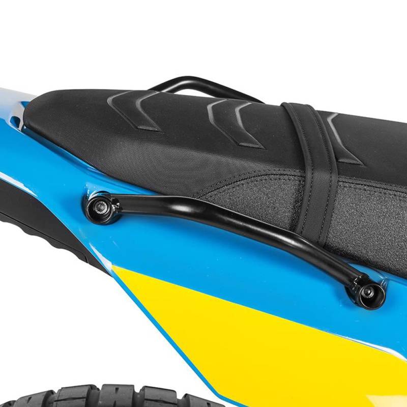 Motorrad Stahl Beifahrergriffe für TENERE700 XTZ700 TENERE XTZ 700 2019 2020 2021 2022 2023 2024, Hintersitz Haltegriff Seitenhandlauf Hinten Sitz Griff Griffstange Kit, Schwarz von Lorababer