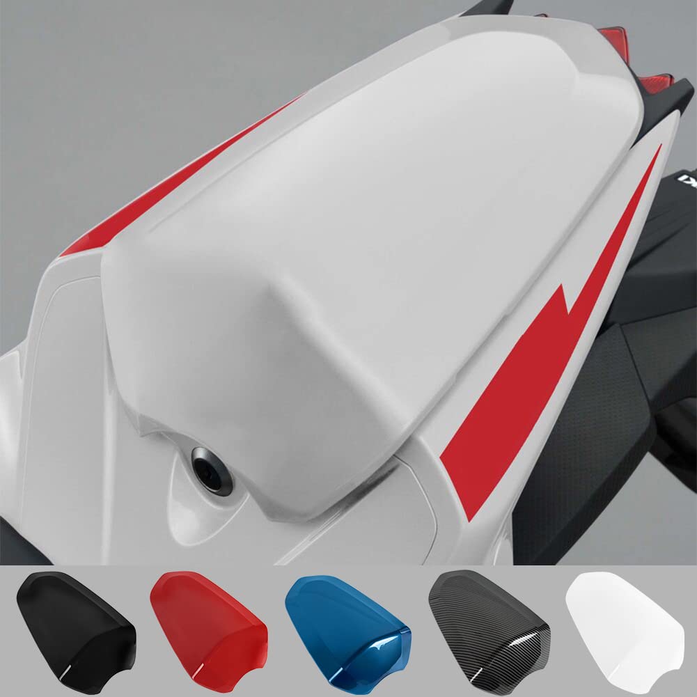 Motorrad Hinten Soziusabdeckung Beifahrersitz Verkleidung Kompatibel mit GSXS GSX-R 125 2017-2023 GSX-S GSXR 150 2018-2020 Sozius Solo Heckabdeckung Rücksitzbezug, Weiß von Lorababer