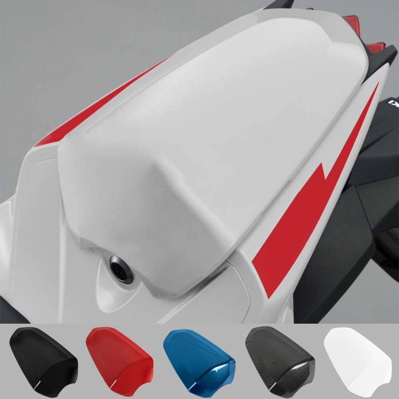 Motorrad Hinten Soziusabdeckung Beifahrersitz Verkleidung Kompatibel mit GSXS GSX-R 125 2017-2023 GSX-S GSXR 150 2018-2020 Sozius Solo Heckabdeckung Rücksitzbezug, Weiß von Lorababer