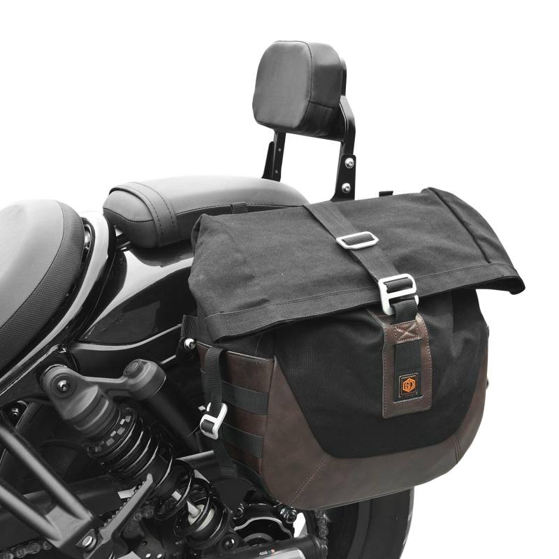 Lorababer Motorrad Schnellspanner Satteltasche Seitentasche Reise Touring Gepäcktasche Kompatibel mit Rebel CMX300 CMX500 CMX1100 CM300 CM500 CM1100 (Satteltasche) von Lorababer