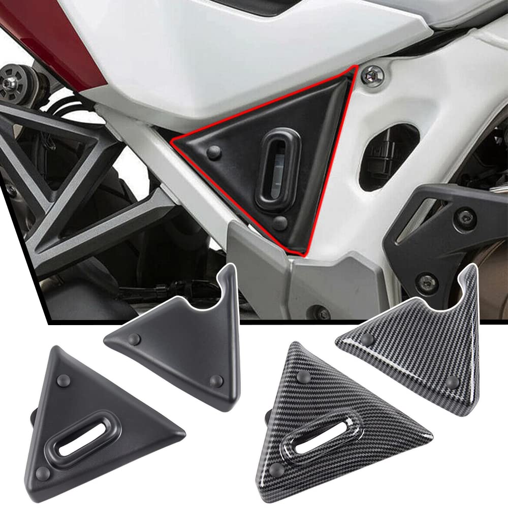 Lorababer Motorrad Seite Füllen Panel Abdeckung Verkleidungshaube Sitz Seitenrahmenschutz Kompatibel mit H-onda CRF1100L CRF 1100 L CRF-1100-L Africa Twin Adventure Sport 2020 2021 2022(Schwarz) von Lorababer