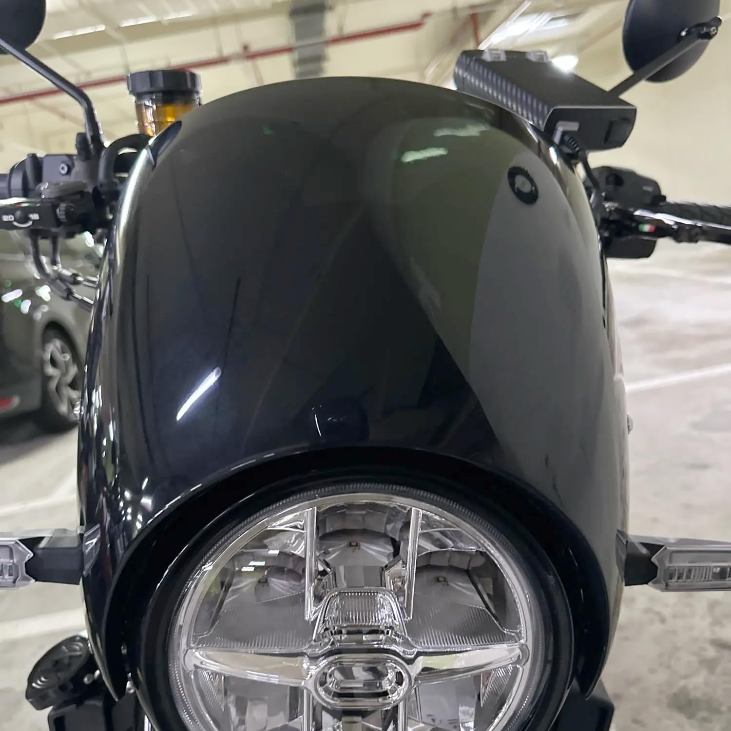 Lorababer Motorrad Windschutzscheibe Windabweiser Bildschirm Schild Verkleidungsschutz Kompatibel mit K-awasaki Z900RS Z 900 RS Z-900-RS 2018 2019 2020 2021 2022 2023 Zubehör (Rauch) von Lorababer