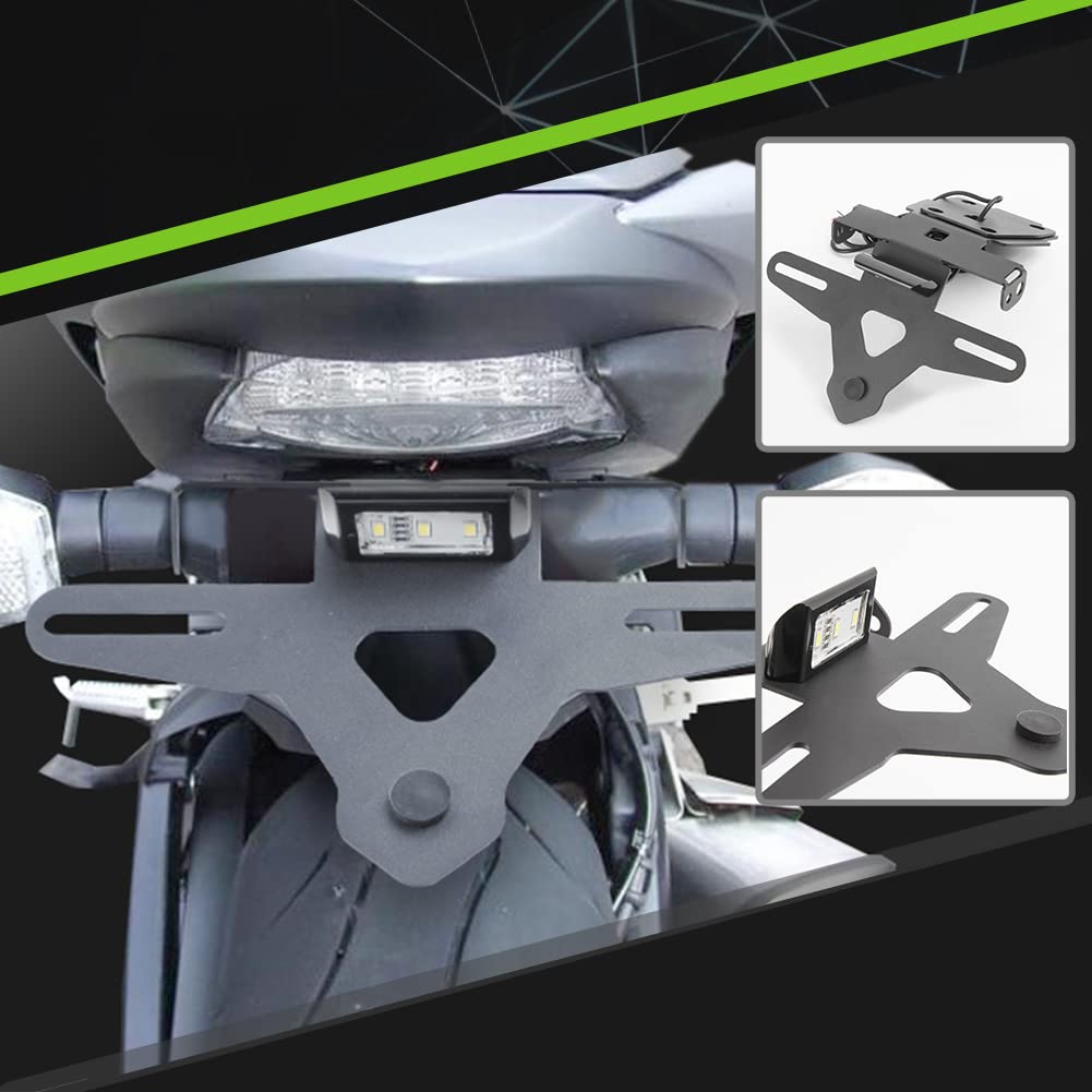 Lorababer Motorrad für GSXS 750 / 1000F Blinker Kennzeichen Rahmenhalterung Hinteres Heck Ordentliches Kotflügel-Eliminator-Kit Kompatibel mit GSXS750 GSXS1000F GSX-S750 GSX-S1000F Lorababer Motorrad für GSXS 750 / 1000F Blinker Kennzeichen Rahmenhalterung Hinteres Heck Ordentliches Kotflügel-Eliminator-Kit Kompatibel mit GSXS750 GSXS1000F GSX-S750 GSX-S1000F von Lorababer