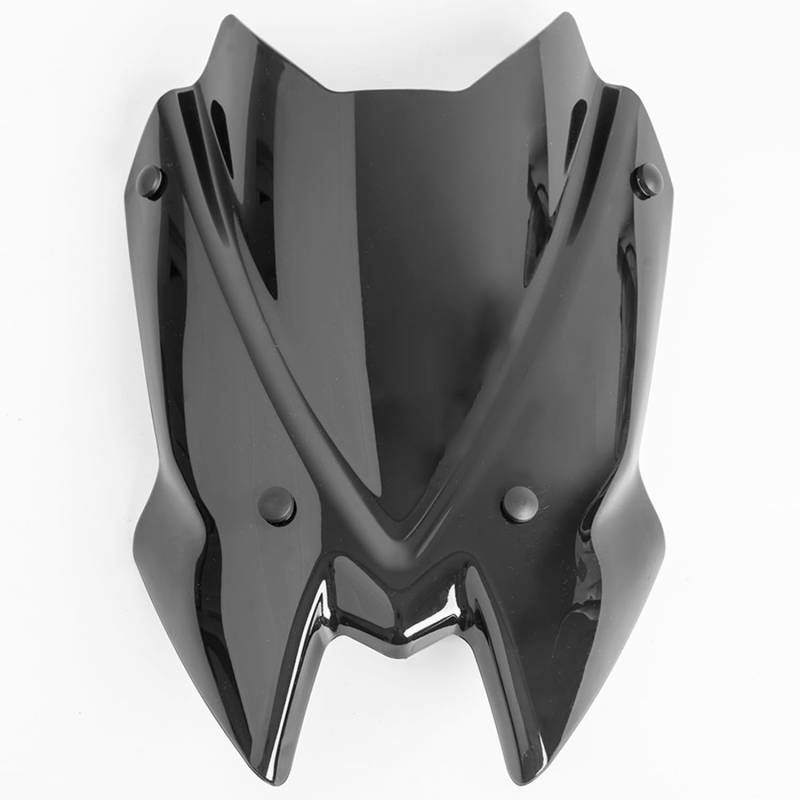 Lorababer Motorrad für Z 650 PC Kunststoff Windschutzscheibe Windschild Windabweiser Scheibe Windschutz mit Halterung Luftstrom Windschutzscheibe für Z650 Z-650 2020 2021 2022 2023 (Rauch) von Lorababer