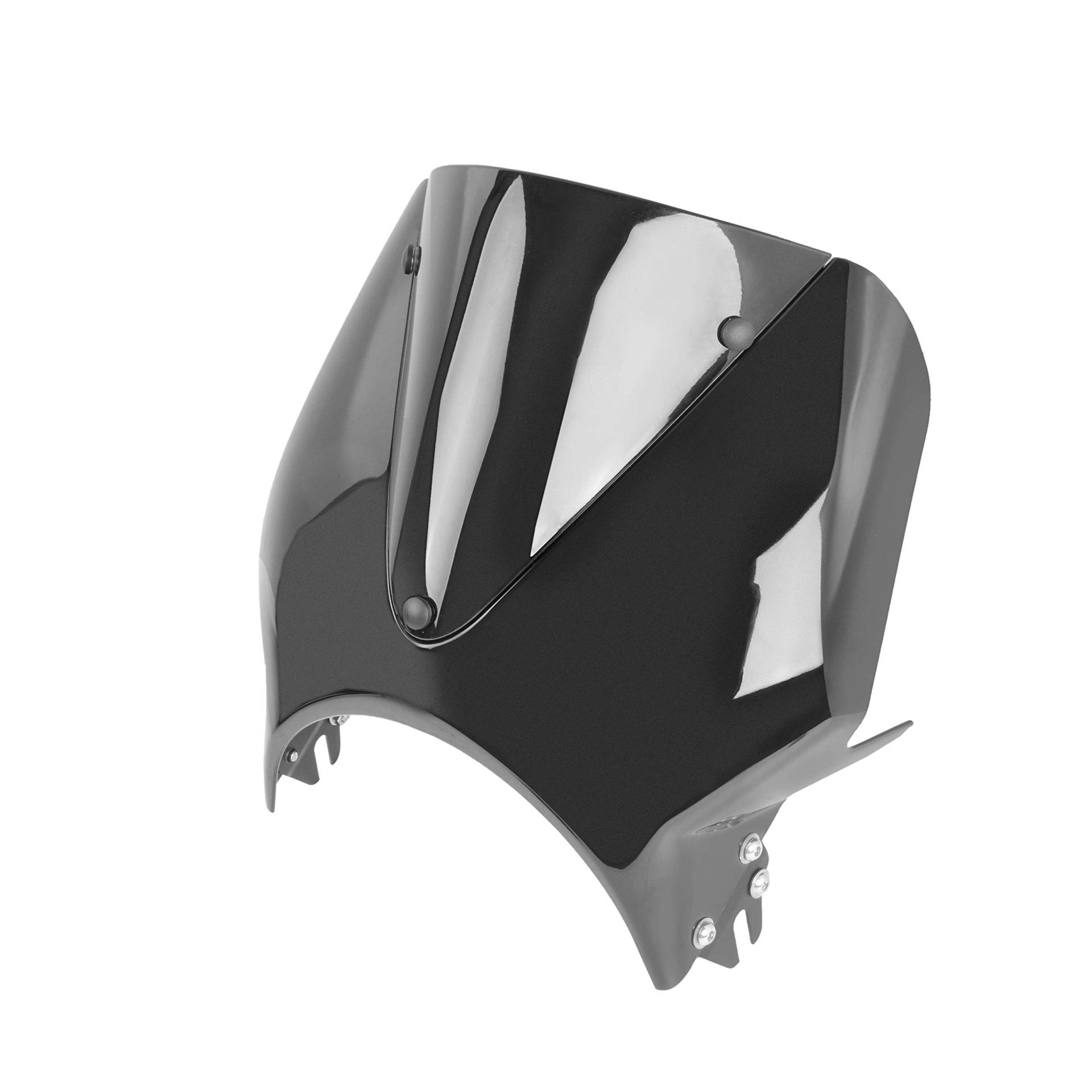 Lorababer XSR700 XSR900 Front Touring Windschutzscheibe Windschild Windabweiser Scheibe Windschutzscheiben für Yamaha XSR 700 XSR 900 2016 2017 2018 2019 2020 Motorrad Parabris Flyscreen (Rauch) von Lorababer