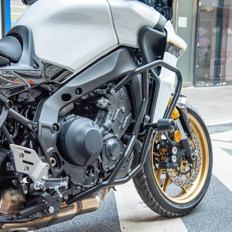 Motorrad Oberer Sturzbügel Rahmenschutz Stahl Fallschutz Kompatibel mit Tracer 9 Tracer9 GT 2021 2022 2023 2024 Motorschutz Tankschutz von Lorababer
