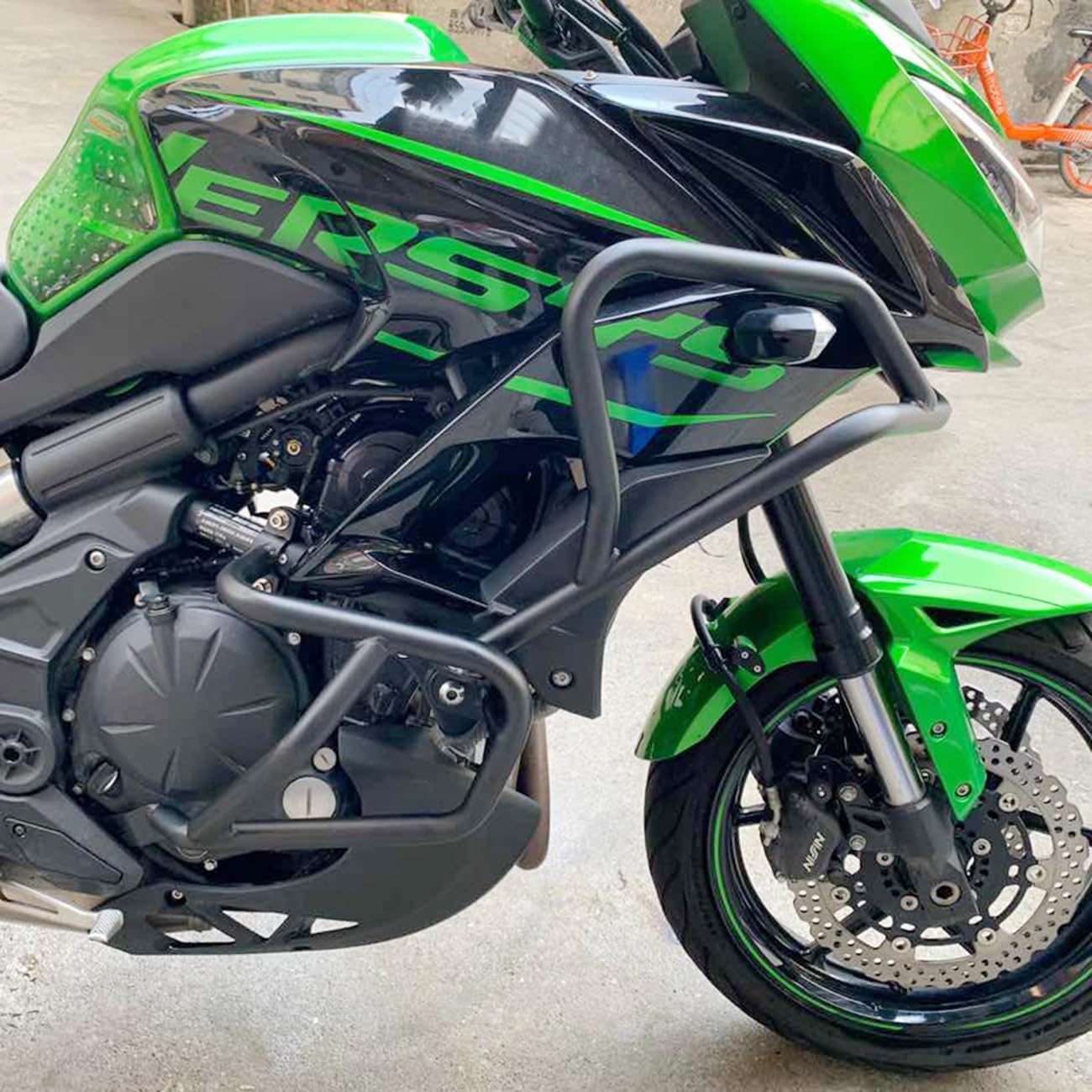 Motorrad Sturzbügel Rahmen Motorschutz Stoßstange Autobahn Kompatibel mit Versys 650 KLE 650 2015 2016 2017 2018 2019 2020 2021 Motorschutzbügel Fallschutz Highway Crashbar, Oberer & Unterer Motorrad Sturzbügel Rahmen Motorschutz Stoßstange Autobahn Kompatibel mit Versys 650 KLE 650 2015 2016 2017 2018 2019 2020 2021 Motorschutzbügel Fallschutz Highway Crashbar, Oberer & Unterer von Lorababer
