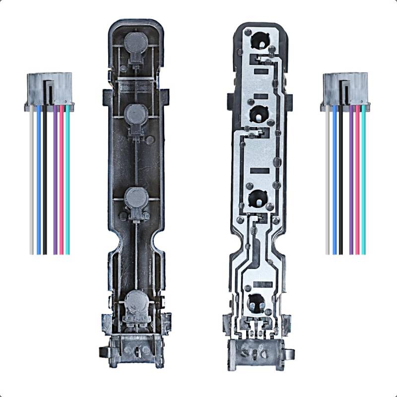 LoreenCar LED Heckleuchtenhalterung 1681537 6C1113N004AB für Ford Transit MK6/MK7 (2000-2014) - Lampenfassung, Stecker, Kabelbaum, Schaltkreisplatte, (2 Stück) von LoreenCar