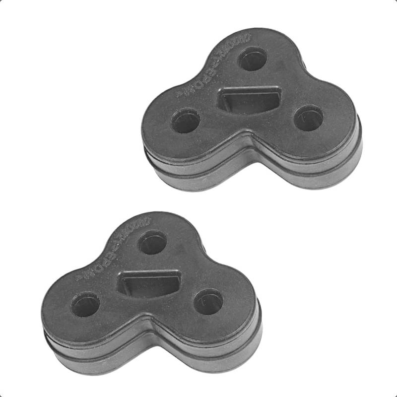 LoreenCar 2 Pcs Schalldämpfer-Gummi Reparatursatz [C2C32948 2W935A262EA] Für Jaguar XF XJ XJL - Gummihalterung, Auspuffgummi, Schalldämpfer-Montage, Motorhalterung von LoreenCar