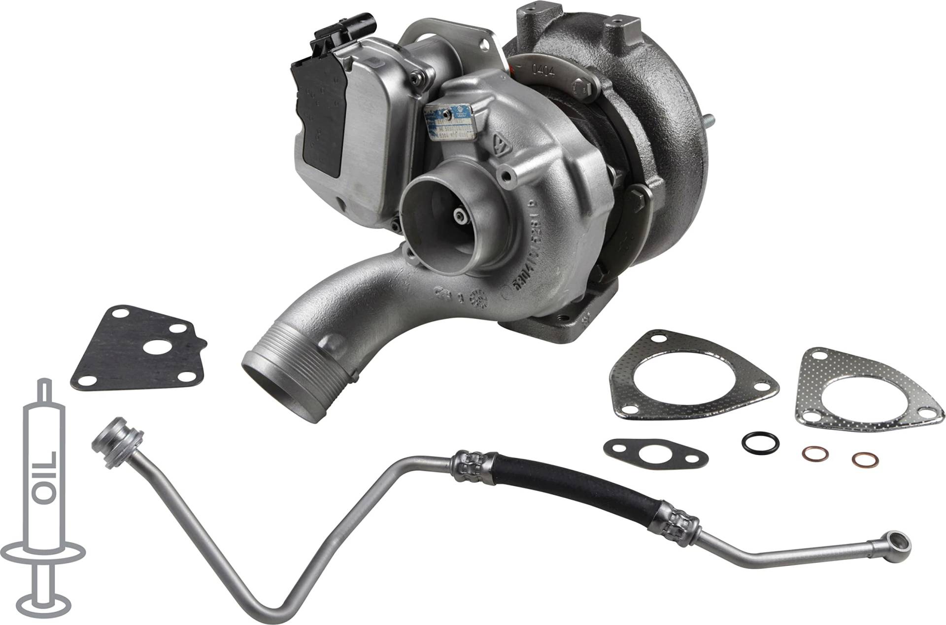 Turbolader Lader Aufladung Abgasturbolader inklusive Dichtungssatz von Lott-Autoteile