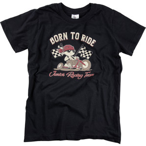 Junior Racing Team Kinder T-Shirt Schwarz Rahmenlos von Rahmenlos