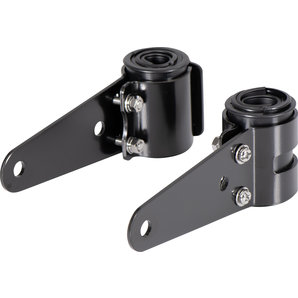 Lampenhalter aus Alu oder Stahl Paar Louis von Louis