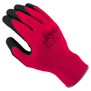 Louis Werkstatt-Handschuhe Rot Schwarz von Louis