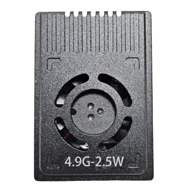 Louttary 4,9 G 2,5 W FPV VTX 25 MW – 2500 MW Video-Sender Eingebautes Mikrofon Hochleistungs-VTX für FPV-Drohne mit Großer Reichweite RC-Drohne Langlebig Einfach zu Installieren Einfach zu Bedienen von Louttary
