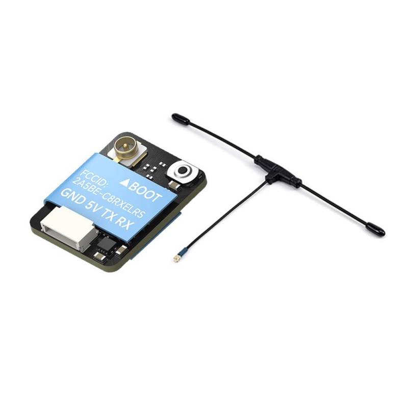Louttary ExpressLRS ELRS Nano-Empfänger ELRS 868/915 MHz Nano RX-Empfänger mit 70 mm Großer Antenne für FPV-Teile von Louttary