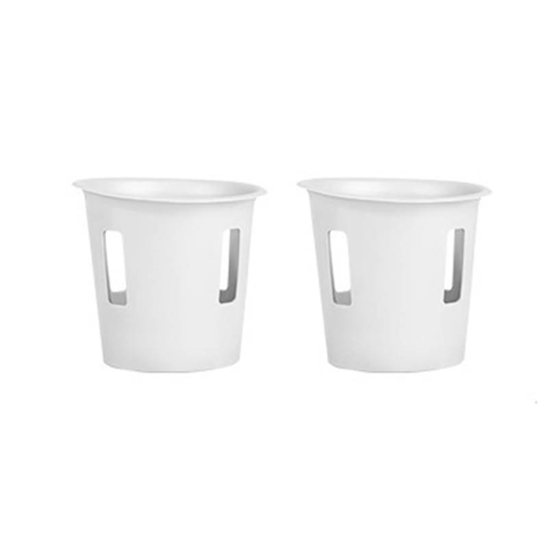 Louttary Für Lixiang L7 L8 L9 2023 Silikon Auto Center Wasserbecherhalter Pad Aufbewahrungsbox Dekoratives Zubehör, Front Row White von Louttary