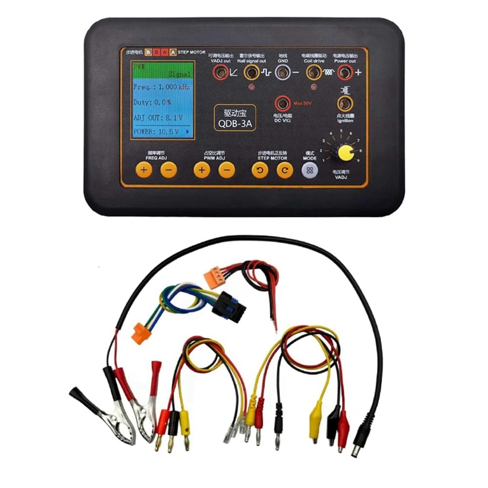 Louttary QDB 3A 12-24 V Zündspulentest, Injektor-Tester, Automobil-Aktuator-Fehlerdetektor, Schrittmotor-Diagnosetools Louttary QDB 3A 12-24 V Zündspulentest, Injektor-Tester, Automobil-Aktuator-Fehlerdetektor, Schrittmotor-Diagnosetools von Louttary