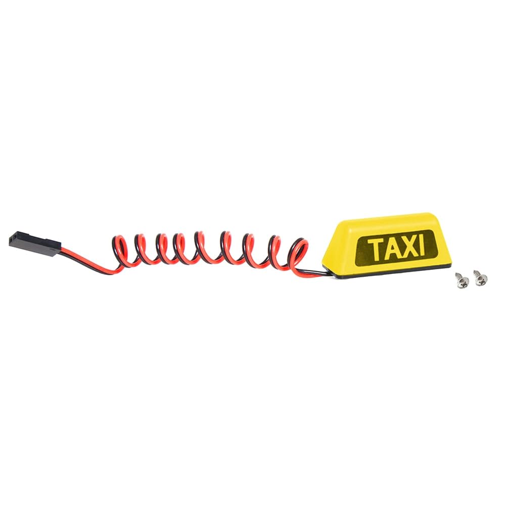 Louttary TAXI Autodachleuchte Universal für RC-Car 1/10 RV 1/8 Kletterfahrzeug Geländewagen DIY Retrofit RC Car R160 Gelb Louttary TAXI Autodachleuchte Universal für RC-Car 1/10 RV 1/8 Kletterfahrzeug Geländewagen DIY Retrofit RC Car R160 Gelb von Louttary