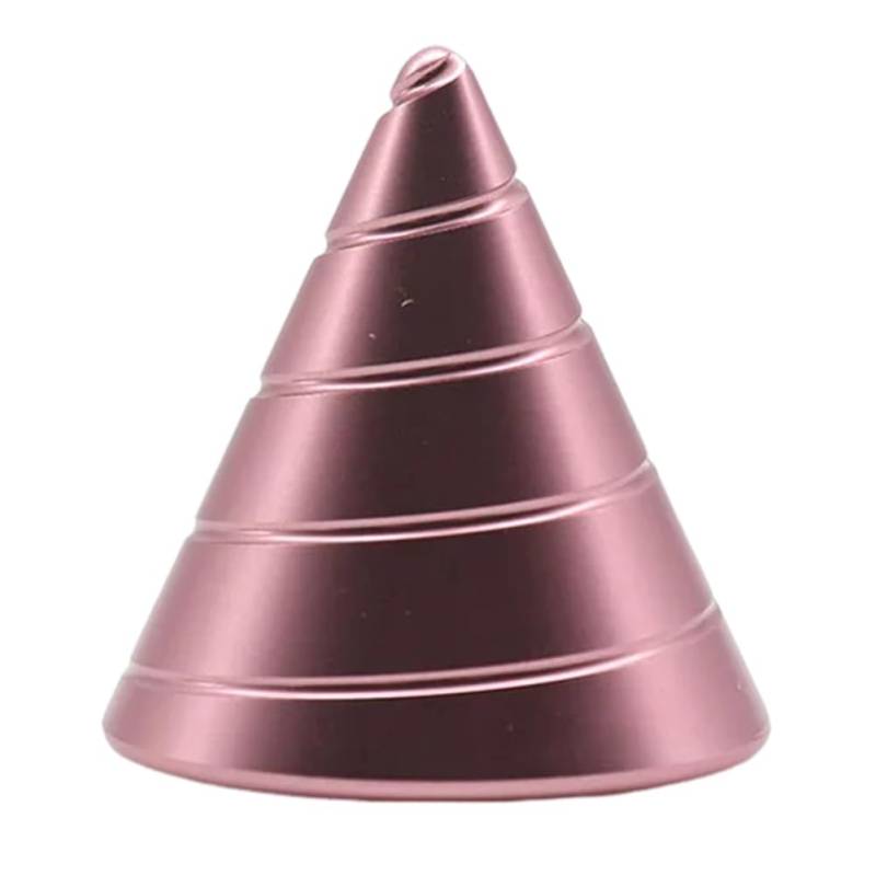Louttary Tisch-Fidget-Spielzeug, Rotierender, Gyroskop, Büro-Schreibtisch, Fidget-Spielzeug, Optische Täuschung, Fließendes Fingerspielzeug, Roségold, Einfache Installation, Einfach zu Bedienen von Louttary