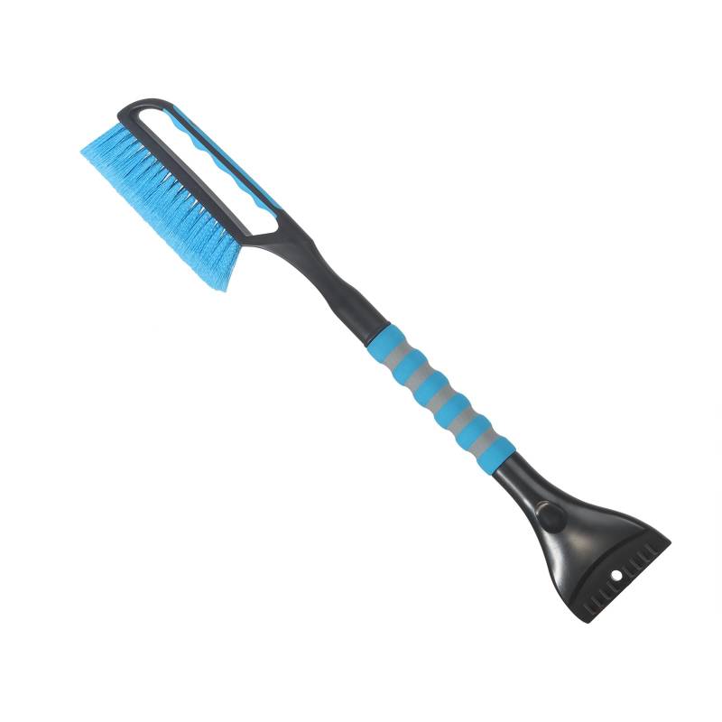 LoyaGour Schneebürste und Eiskratzer für Auto-Windschutzscheibe, 67,1 cm, Fensterschaber-Enteiser für Auto, SUV und LKW, Eiskratzer und Bürsten, 2-in-1, Winter-Auto-Außenzubehör (1 Stück, blau) von LoyaGour
