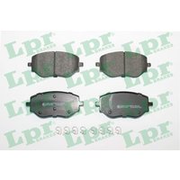 Bremsbelagsatz LPR 05P2187, Vorne Bremsbelagsatz LPR 05P2187, Vorne von Lpr