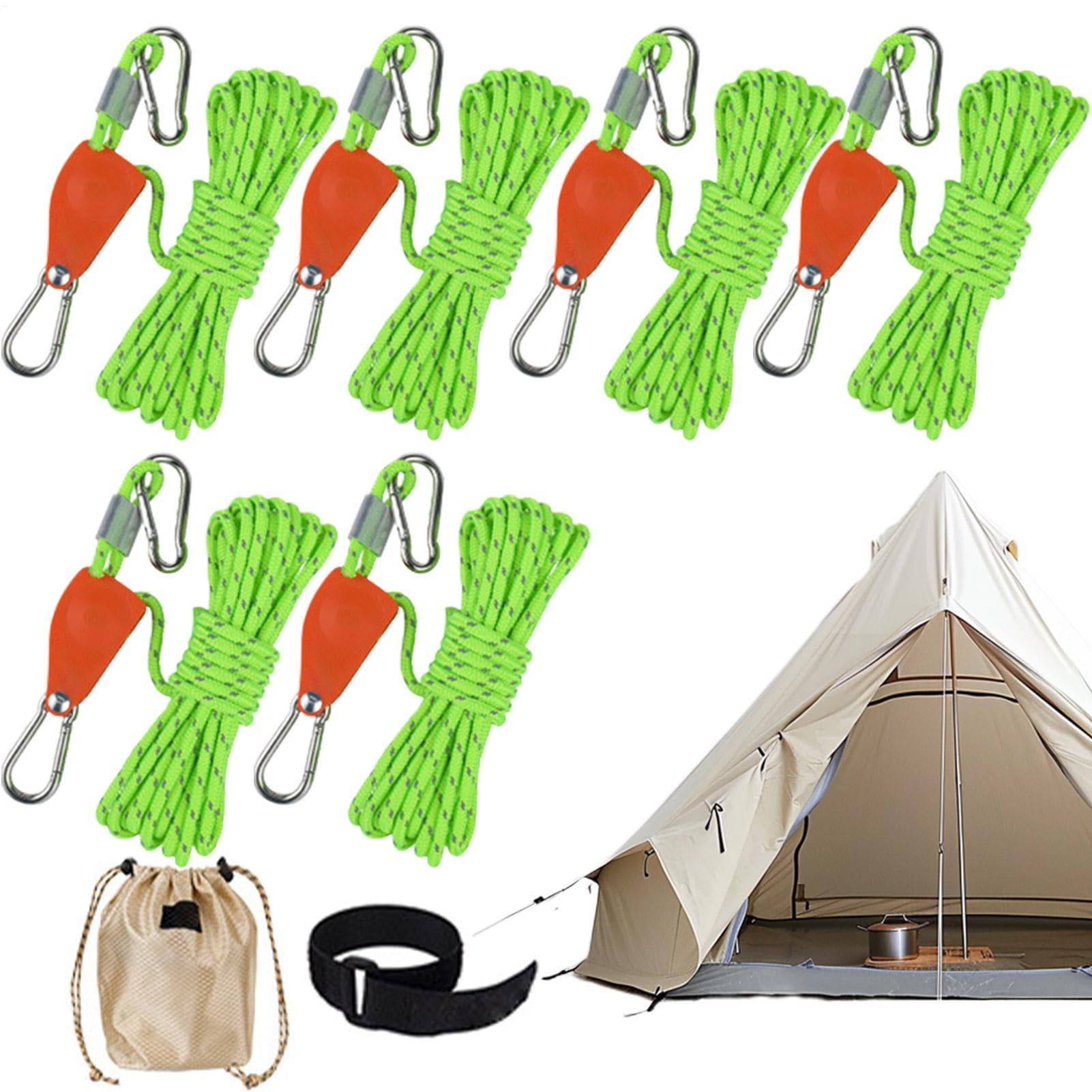 Spannseil mit Ratsche, Outdoor-Camping, Spanngurt, reflektierendes Zeltseil, robuste Spanngurte, robust und langlebig, für Baldachin, Kajak, Zelt, Markise Spannseil mit Ratsche, Outdoor-Camping, Spanngurt, reflektierendes Zeltseil, robuste Spanngurte, robust und langlebig, für Baldachin, Kajak, Zelt, Markise von Lpsdssre