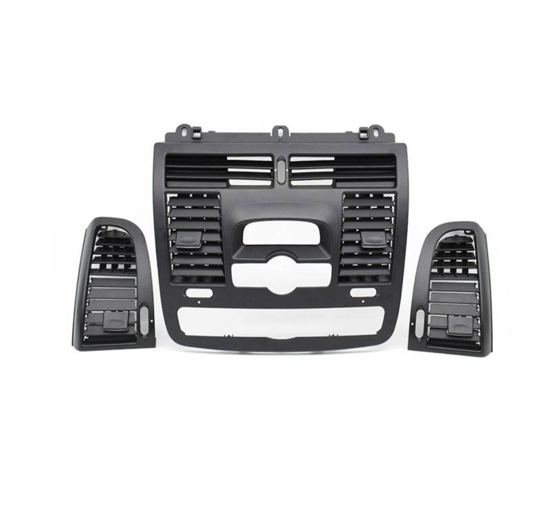 AC Lüftungsgitter Für Benz Für Vito Für Viano W636 W639 2004-2015 Auto Links Rechts Centarl Mitte AC Vent Grille Air Outlet Panel Abdeckung Klimaanlage Vents(Model B 3pieces Set) von Lspbfkq