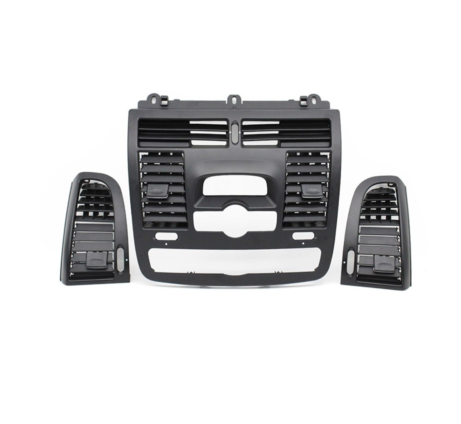 AC Lüftungsgitter Für Benz Für Vito Für Viano W636 W639 2004-2015 LHD RHD Auto Links Rechts Centarl AC Vent Grille Air Outlet Panel Abdeckung Klimaanlage Vents(Model B 3piece Set) von Lspbfkq