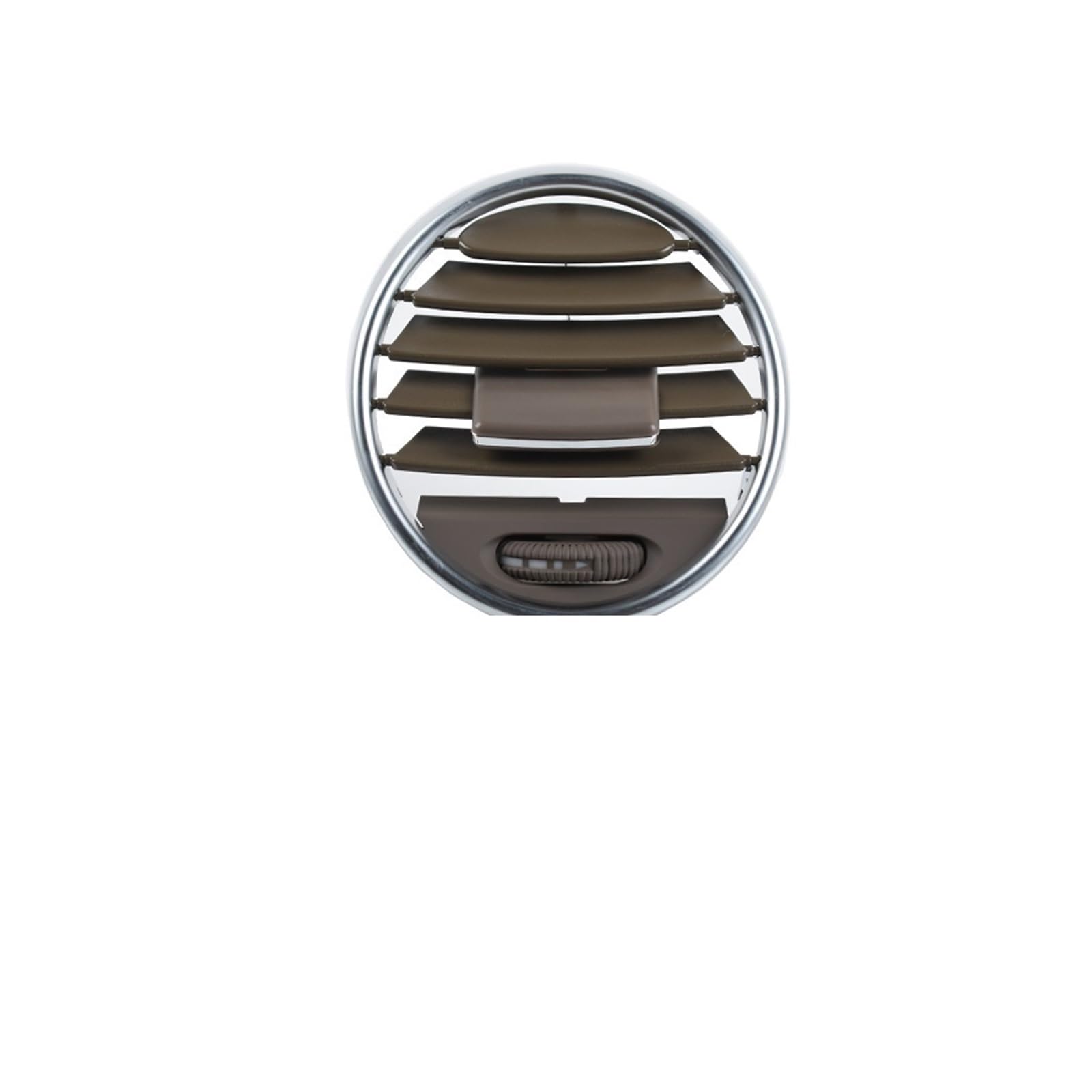 AC Lüftungsgitter Für Benz W164 M ML Klasse 2005-2011 Dashboard AC Air Vent Grille Outlet Panel 164 830 2054 7379 Klimaanlage Vents(Brown Central 1piece) von Lspbfkq