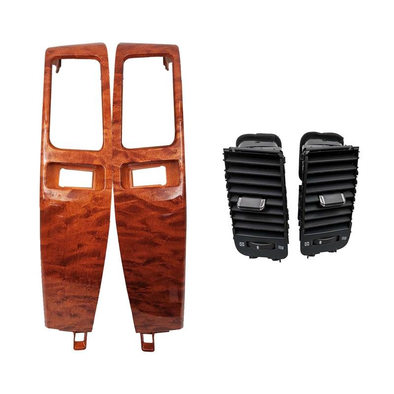 AC Lüftungsgitter Für Lexus GX470 2003 2004 2005 2006 2007 2008 2009 Auto A/C Klimaanlage Outlet Rahmen Vents Platte Klimaanlage Vents(Wood A) von Lspbfkq