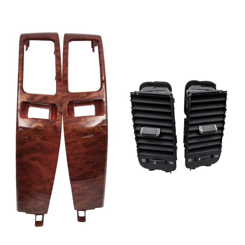 AC Lüftungsgitter Für Lexus GX470 2003 2004 2005 2006 2007 2008 2009 Auto A/C Klimaanlage Outlet Rahmen Vents Platte Klimaanlage Vents(Wood B) von Lspbfkq