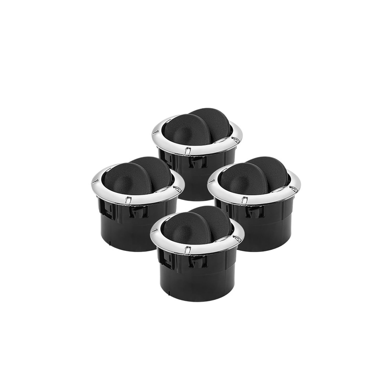 AC Lüftungsgitter Für Master MK3 2010-Auf 8200464605 8200212480 Klimaanlage Outlet Air Vent Gitter Abdeckung Klimaanlage Vents(4pieces Sliver) von Lspbfkq