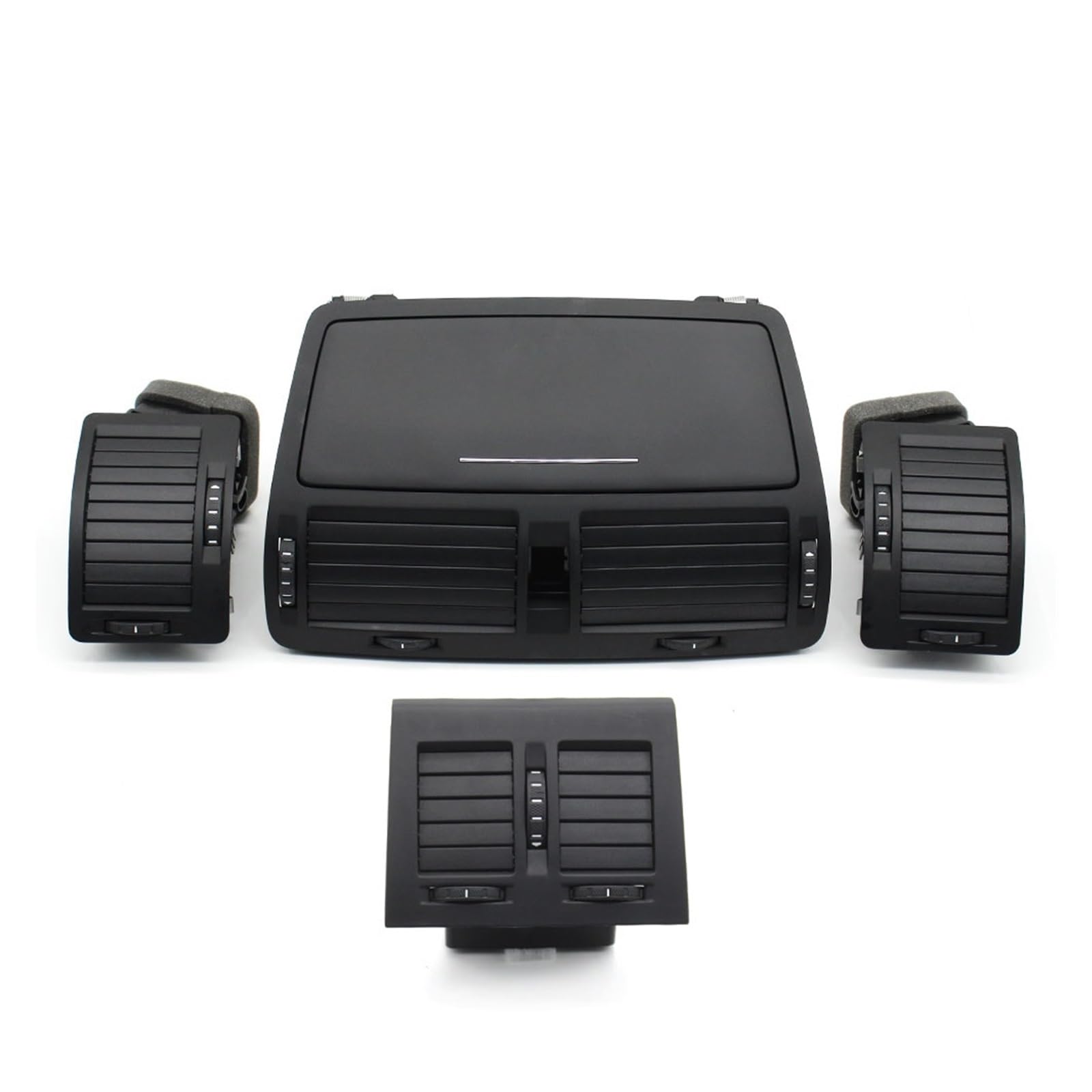 AC Lüftungsgitter Für Skoda Für Octavia 2004-2014 1ZD819701 1Z0819203 Auto Klimaanlage Air Vent AC Vent Grille Montage Klimaanlage Vents(Full Set 4pieces) von Lspbfkq