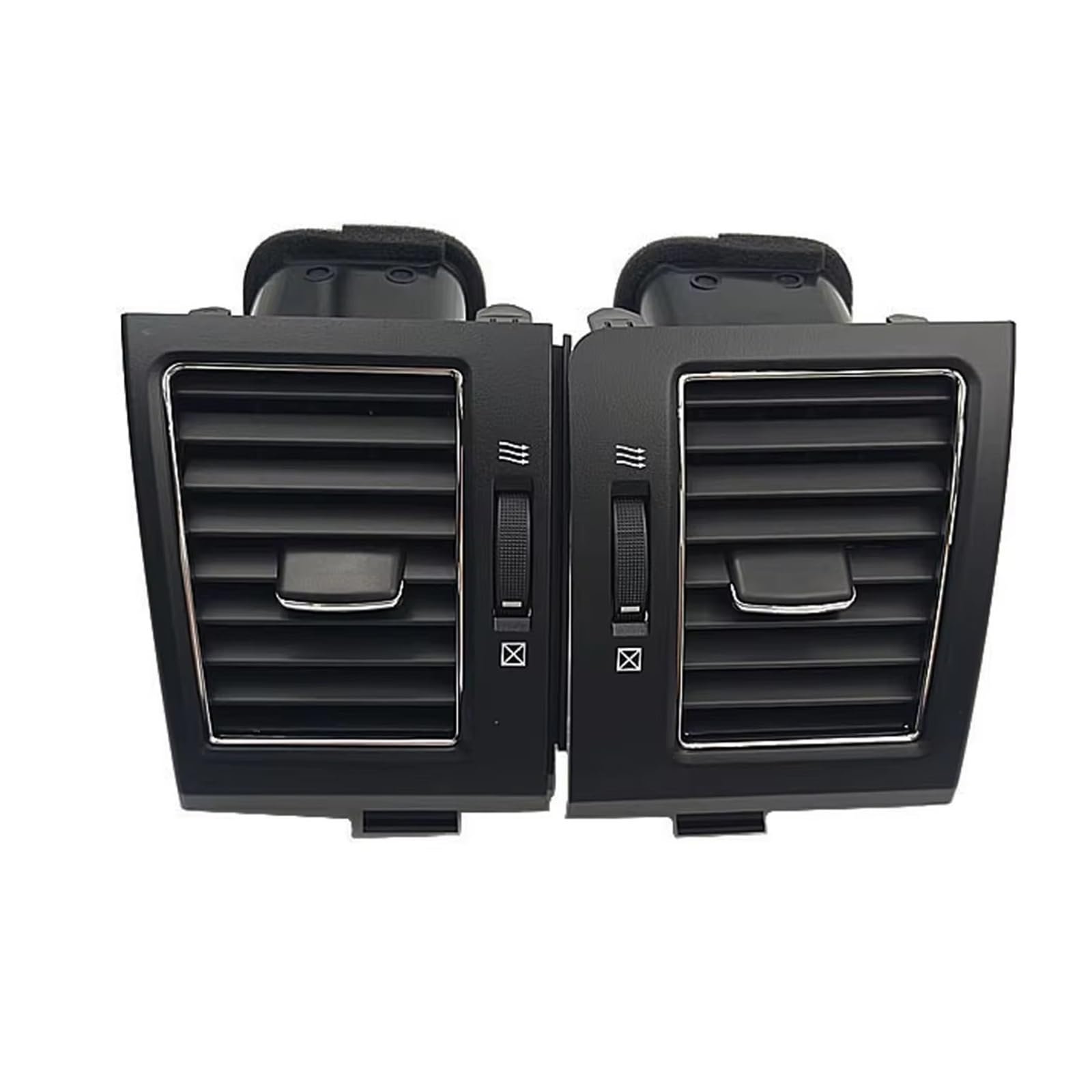 AC Lüftungsgitter Für Toyota Für Land Für Cruiser LC200 2008-2013 Auto Dashboard Mitte A/C Klimaanlage Outlet Montage Klimaanlage Vents(Black-LHD-RHD) von Lspbfkq