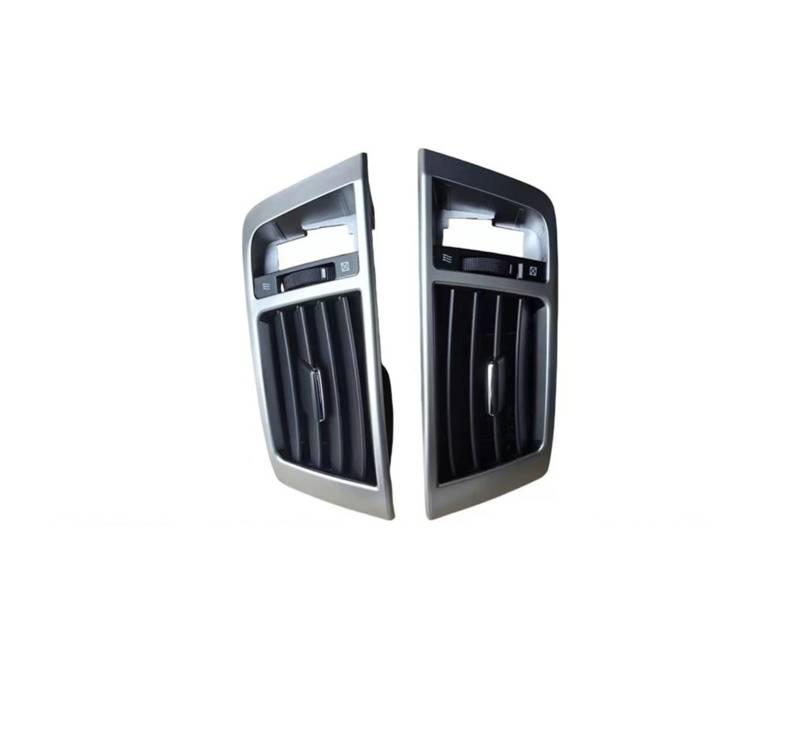 AC Lüftungsgitter Für Toyota Für Land Für Cruiser LC200 2008-2013 Auto Dashboard Mitte A/C Klimaanlage Outlet Montage Klimaanlage Vents(Silver-middle) von Lspbfkq