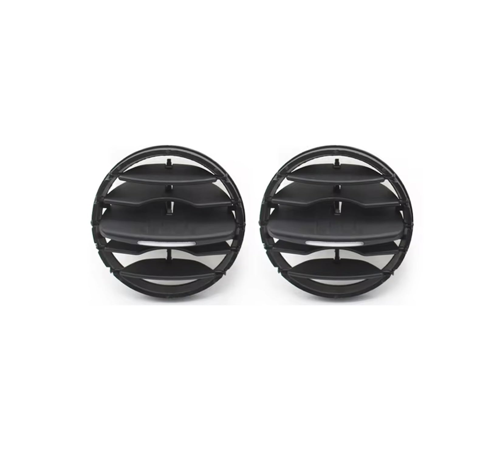 AC Lüftungsgitter Für VW Für Tiguan 2010 2011 2012 2013 2014 2015 2016 2017 Auto Klimaanlage AC Vent Grille Outlet Abdeckung Klimaanlage Vents(Left or Right 2pieces) von Lspbfkq