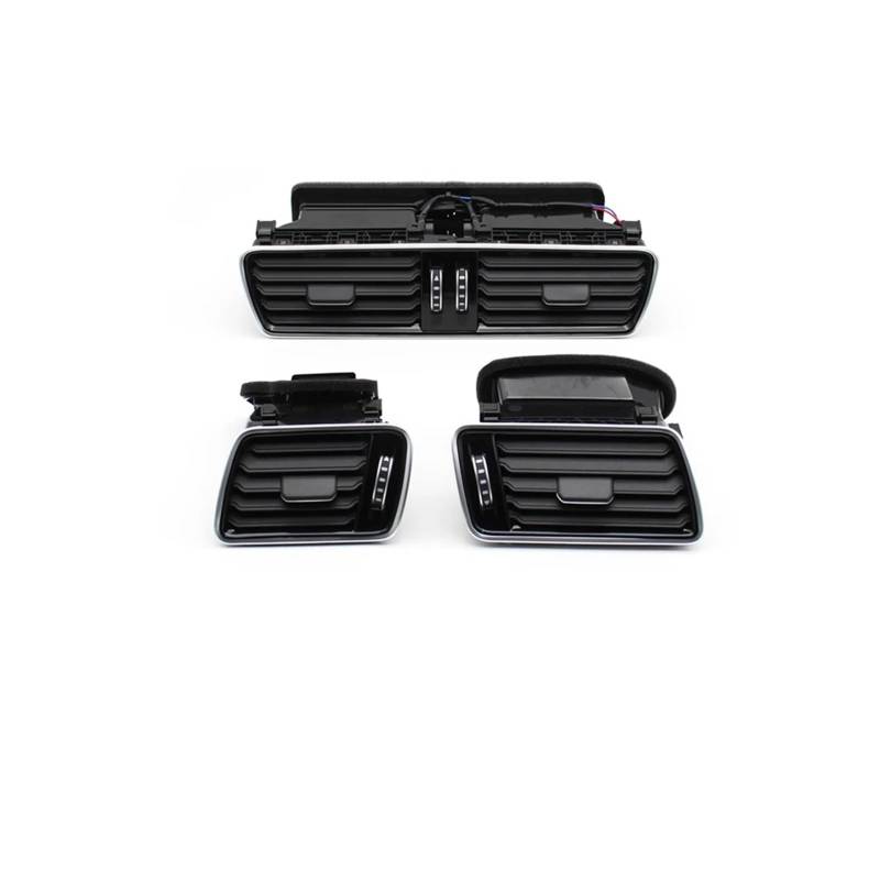 AC Lüftungsgitter Für VW R6 3AD819701A Auto Klimaanlage Links Rechts Mitte AC Vent Outlet Montage Klimaanlage Vents(LHD-3pieces) von Lspbfkq