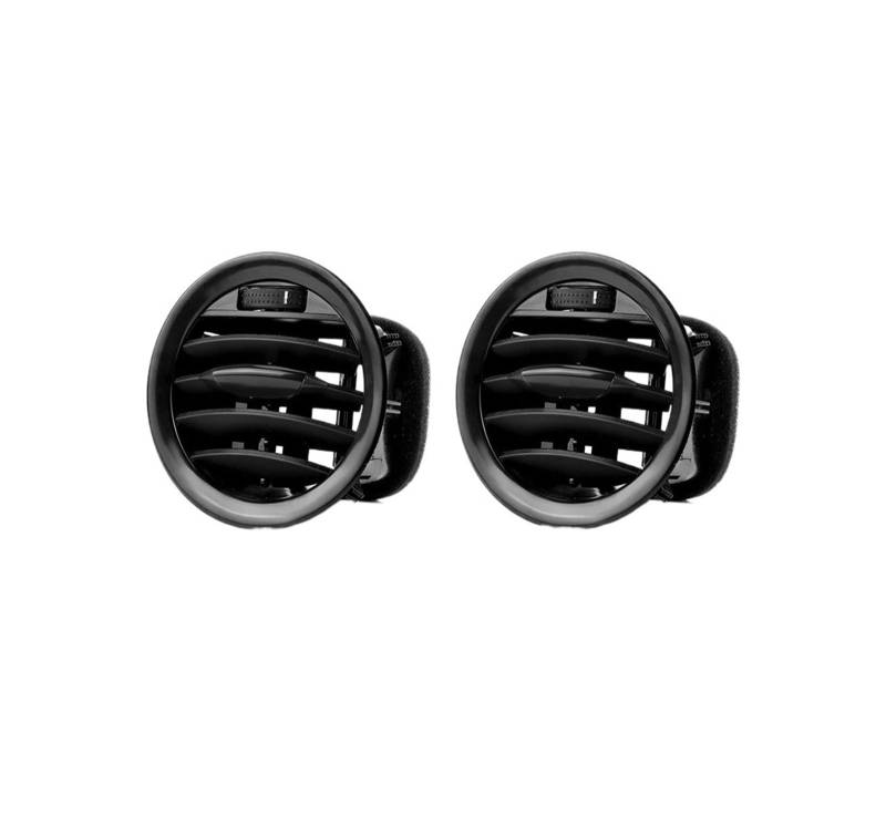 AC Lüftungsgitter Für Vauxhall Für ADAM Dashboard A/C Air Vent Grille Air Vent Outlet Teile 13417363 2201099 Klimaanlage Vents(2pieces Glossy black) von Lspbfkq