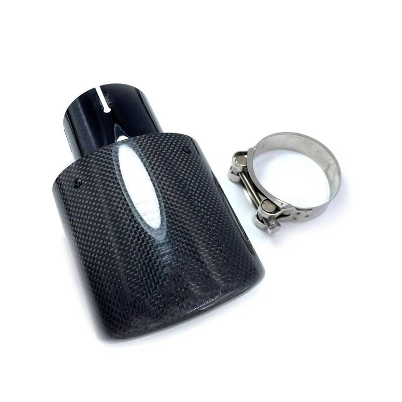 Auto Endrohre 1 Stück Autoauspuffrohr Modifiziert 105 Mm 115 Mm 130 Mm 150 Mm Düse Mit Großem Durchmesser Helle Ovale Autoauspuffschalldämpfer Auspuffendrohr(57mm-115mm Oval) von Lspbfkq